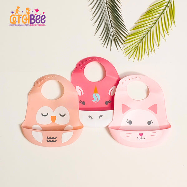 SILICONE BABY BIBS